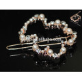 Moda coreana frisada Meninas Rhinestone Hairclip Crystal Hairgrip